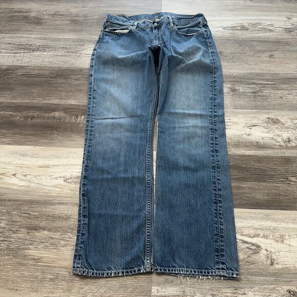 Vintage 90s Polo Ralph Lauren Mid Wash Mens 34x31 Original Fit‎ Relaxed Jeans - Picture 1 of 15